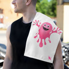 Slimy Pink Monster | Mix & Match Soft Fun-Flirty Lovers’ Towels