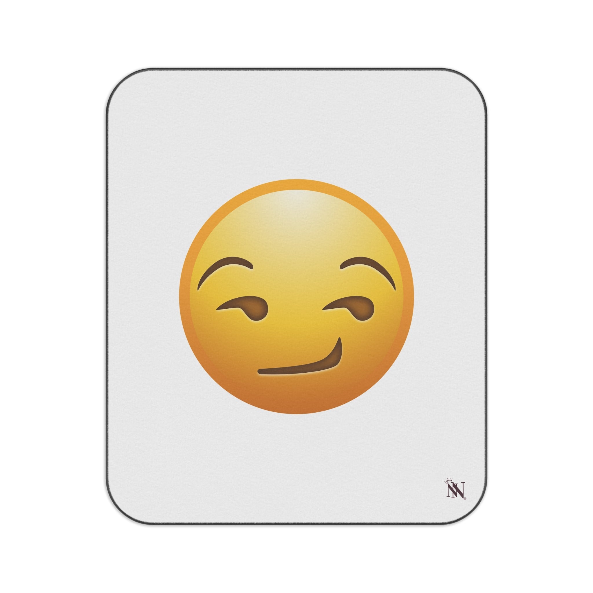 Smirking Face Emoji | Mix Match Fun-Flirty Lovers’ Water-Resistant Blankets