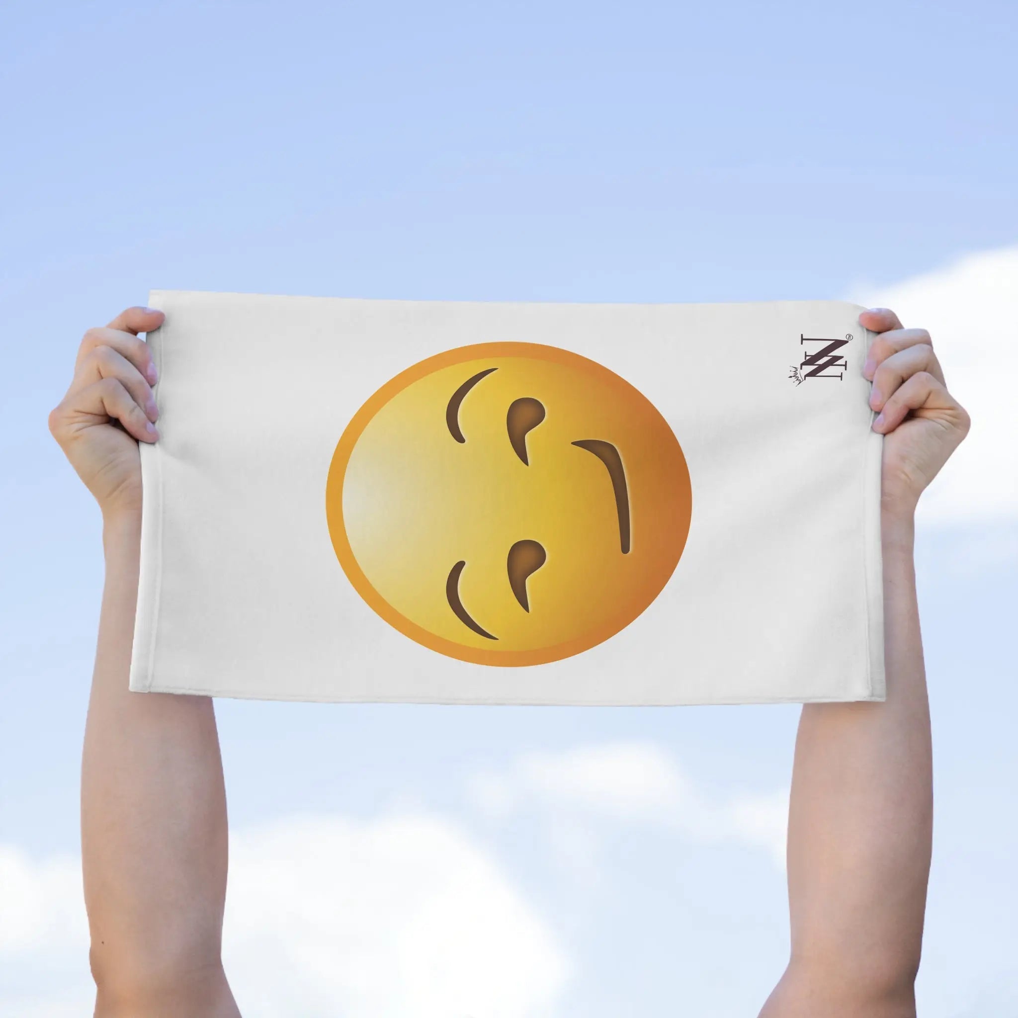 Smirking Face Emoji | Mix & Match Soft Fun-Flirty Lovers’ Towels