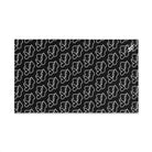 Smoochie Kiss Lips Black | Mix & Match Original Fun-Flirty Lovers’ Towels