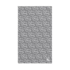 Smoochie Kiss Lips Grey | Mix & Match Original Fun-Flirty Lovers’ Towels