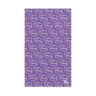 Smoochie Kiss Lips Light Purple | Mix & Match Original Fun-Flirty Lovers’ Towels
