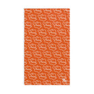 Smoochie Kiss Lips Orange | Mix & Match Original Fun-Flirty Lovers’ Towels