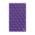 Smoochie Kiss Lips Purple | Mix & Match Original Fun-Flirty Lovers’ Towels