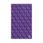 Smoochie Kiss Lips Purple | Mix & Match Original Fun-Flirty Lovers’ Towels
