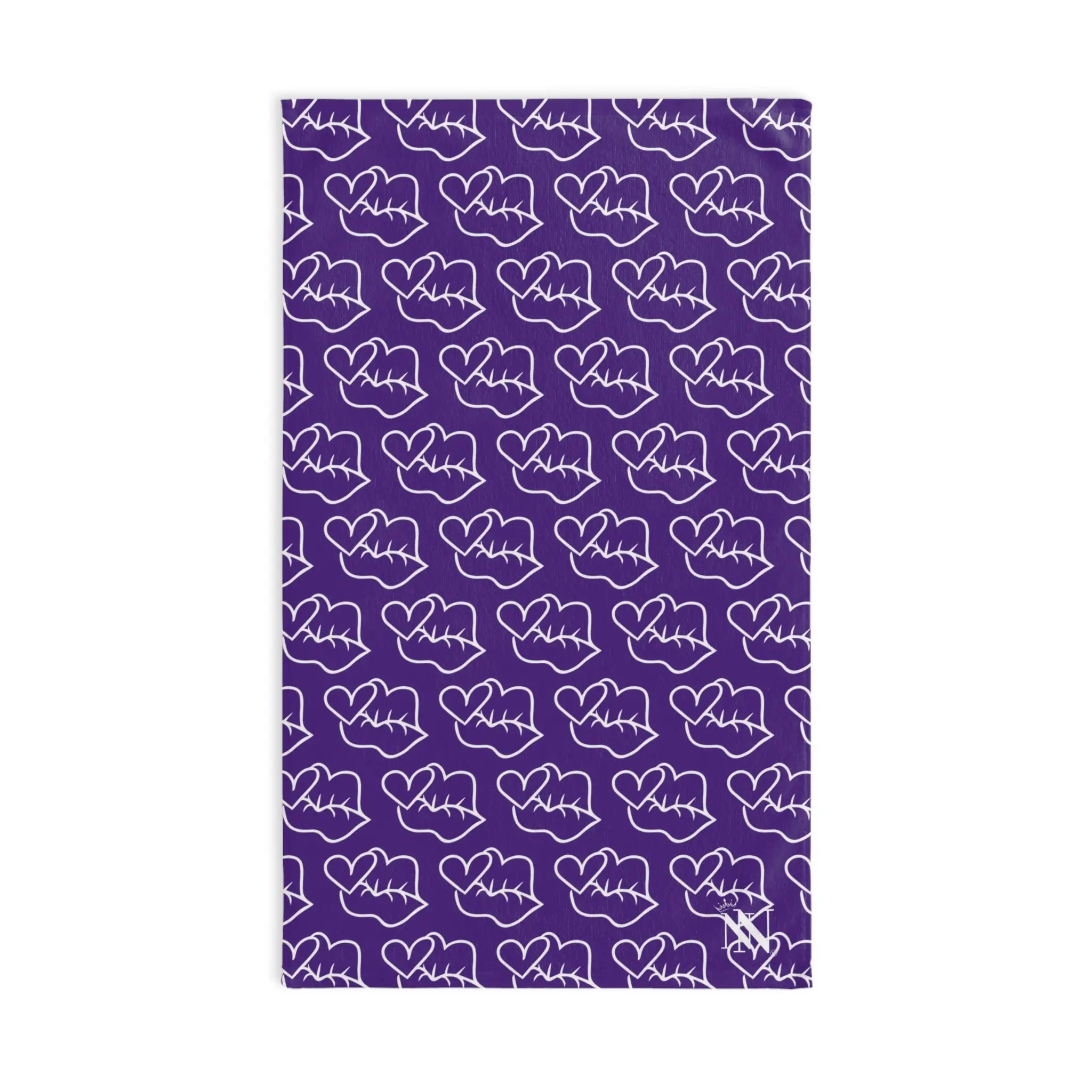 Smoochie Kiss Lips Purple | Mix & Match Original Fun-Flirty Lovers’ Towels