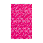 Smoochie Kiss Lips Signature Pink | Mix & Match Original Fun-Flirty Lovers’ Towels