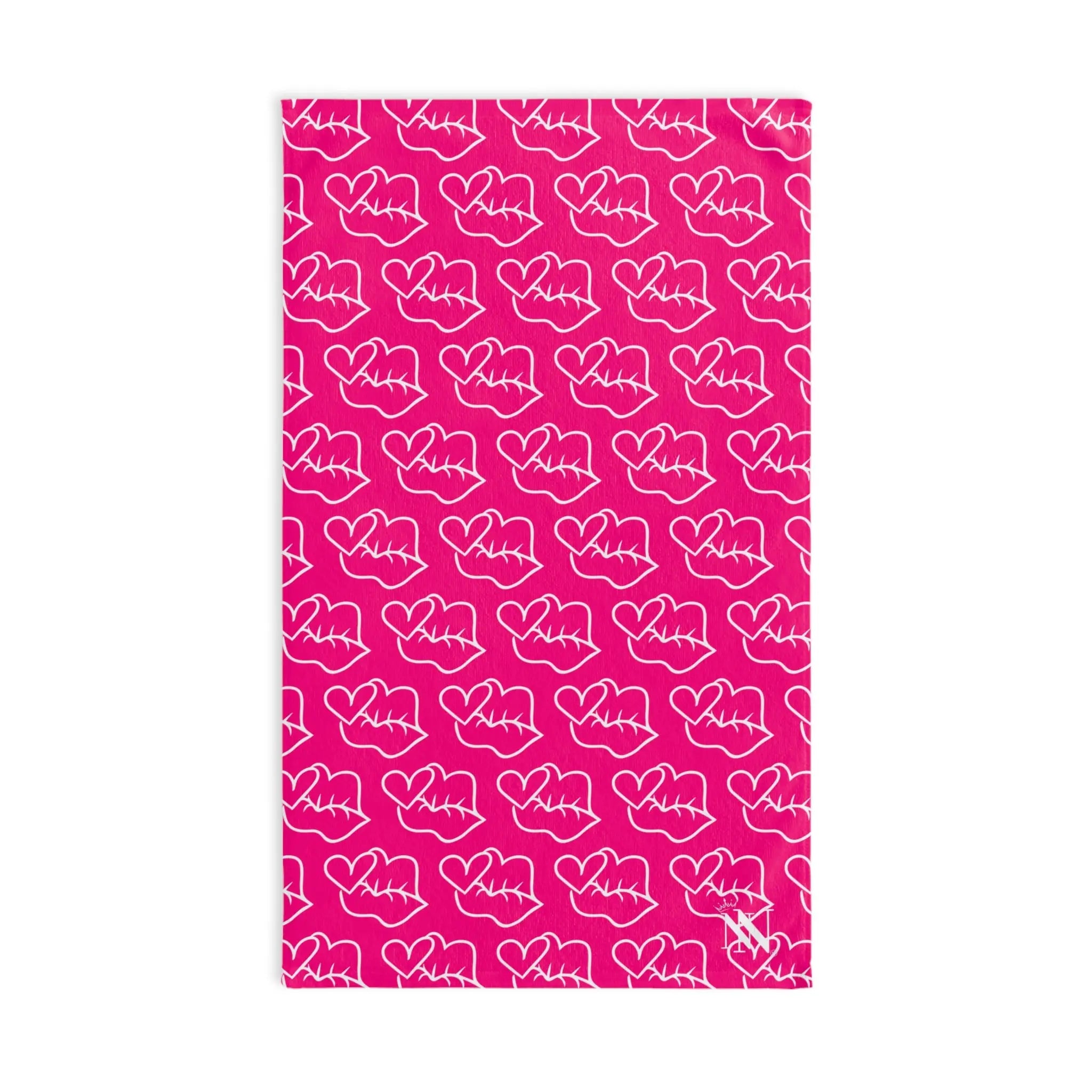 Smoochie Kiss Lips Signature Pink | Mix & Match Original Fun-Flirty Lovers’ Towels