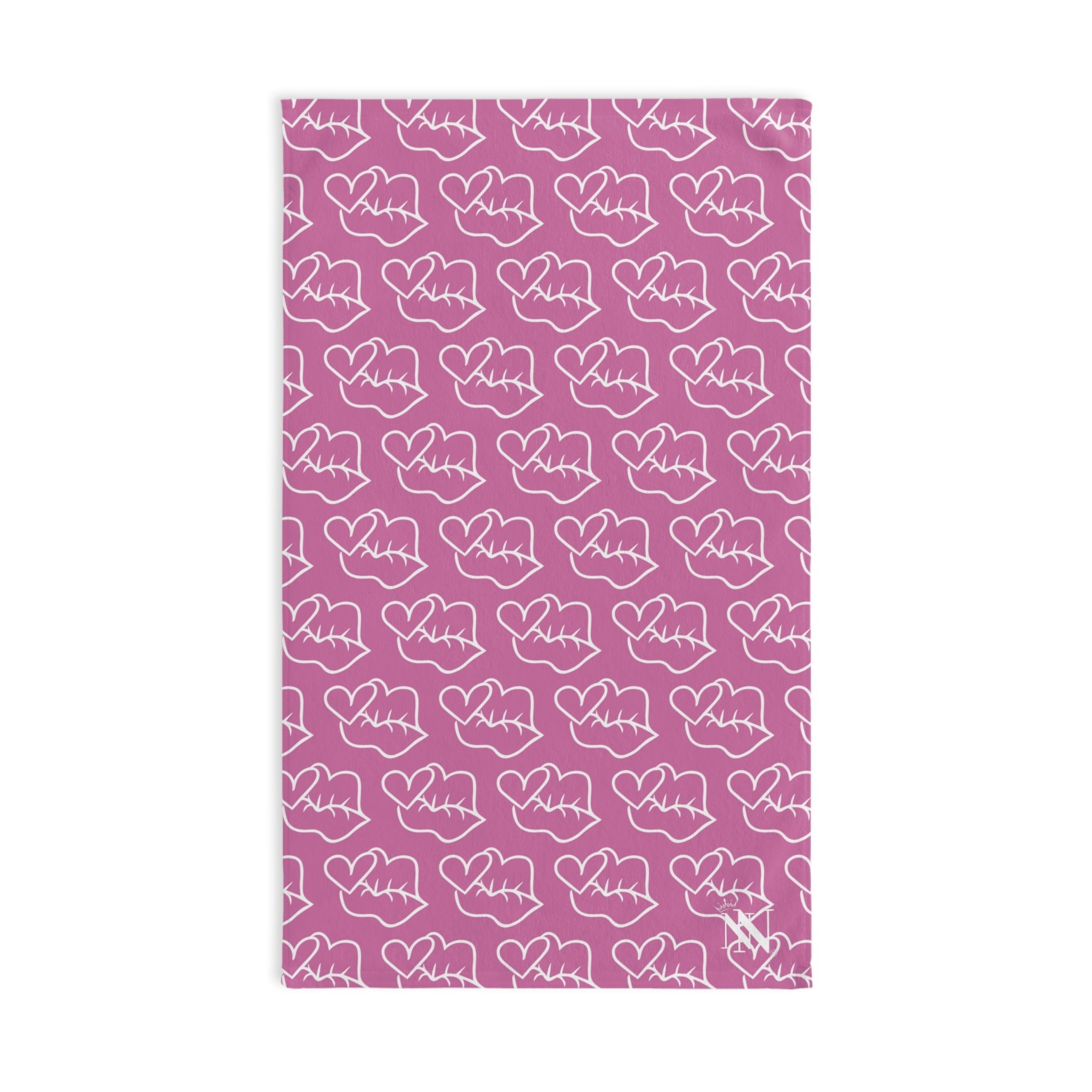 Smoochie Kiss Lips Soft Pink | Mix & Match Original Fun-Flirty Lovers’ Towels