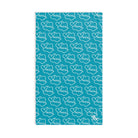 Smoochie Kiss Lips Teal | Mix & Match Original Fun-Flirty Lovers’ Towels