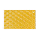 Smoochie Kiss Lips Yellow | Mix & Match Original Fun-Flirty Lovers’ Towels