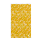 Smoochie Kiss Lips Yellow | Mix & Match Original Fun-Flirty Lovers’ Towels