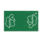 Smoochie Lips Shareable Green | Mix & Match Original Fun-Flirty Lovers’ Towels
