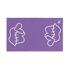 Smoochie Lips Shareable Lavendar | Mix & Match Original Fun-Flirty Lovers’ Towels