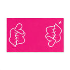 Smoochie Lips Shareable Signature Pink | Mix & Match Original Fun-Flirty Lovers’ Towels