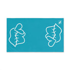 Smoochie Lips Shareable Teal | Mix & Match Original Fun-Flirty Lovers’ Towels