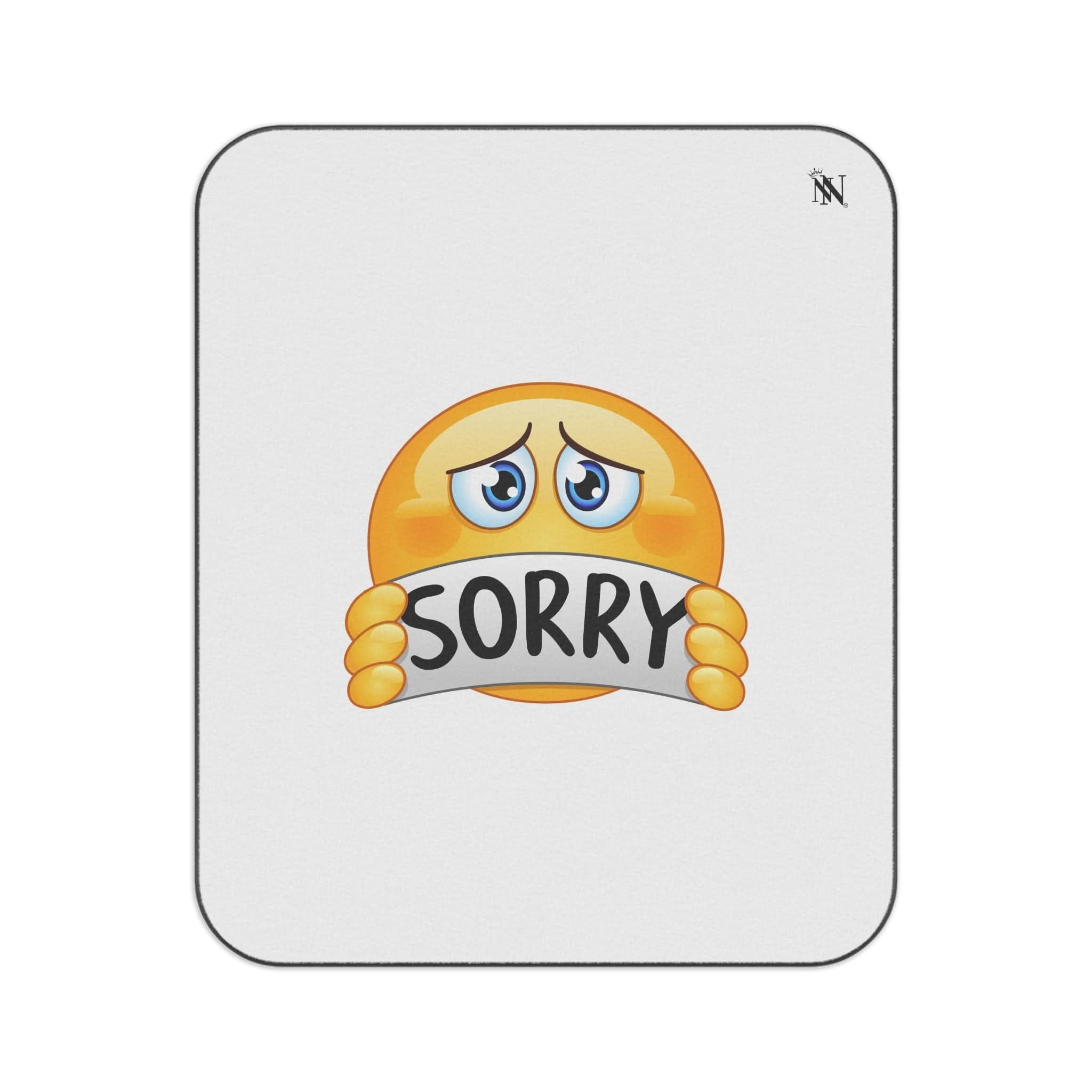 Sorry Emoji | Mix Match Fun-Flirty Lovers’ Water-Resistant Blankets