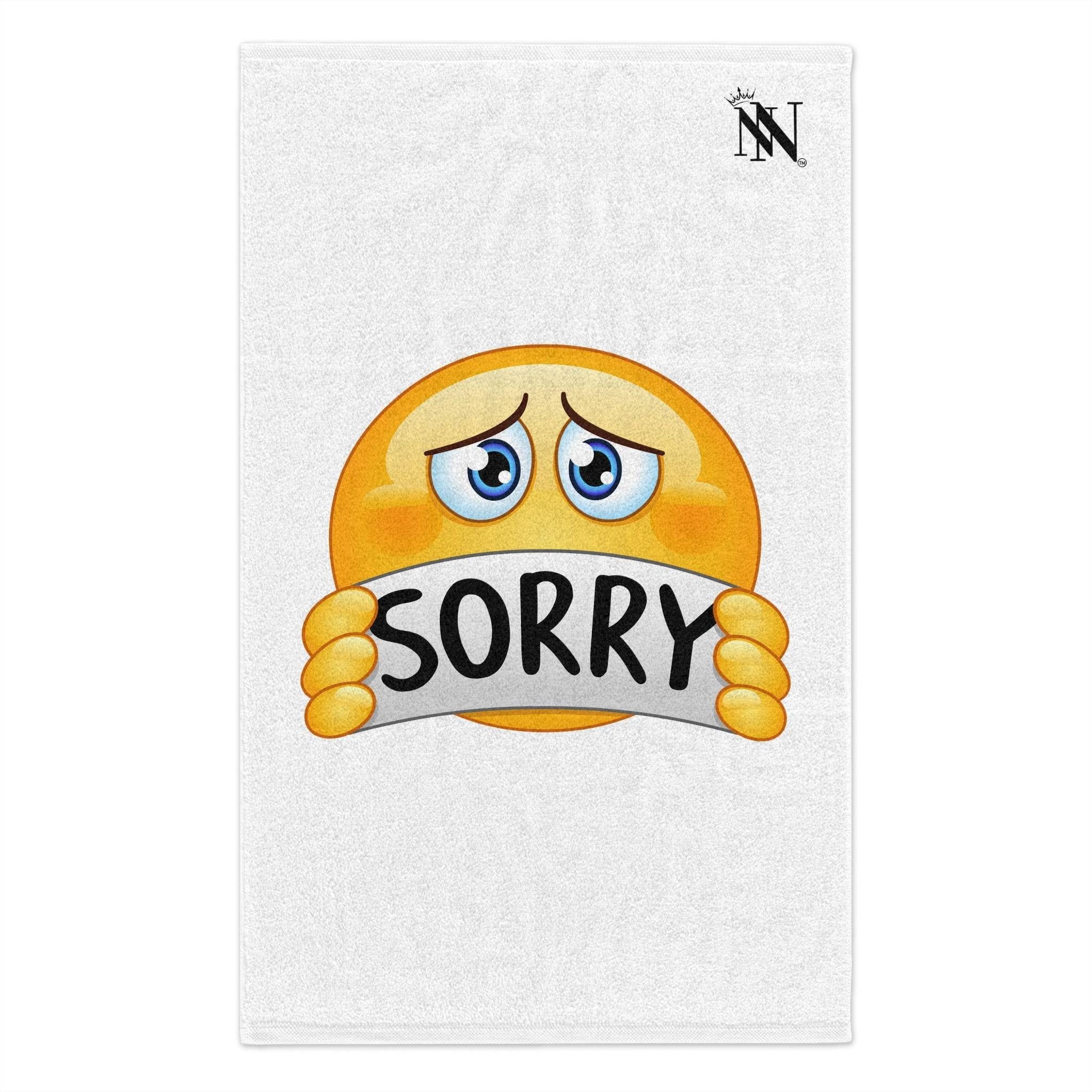 Sorry Emoji | Mix & Match Soft Fun-Flirty Lovers’ Towels