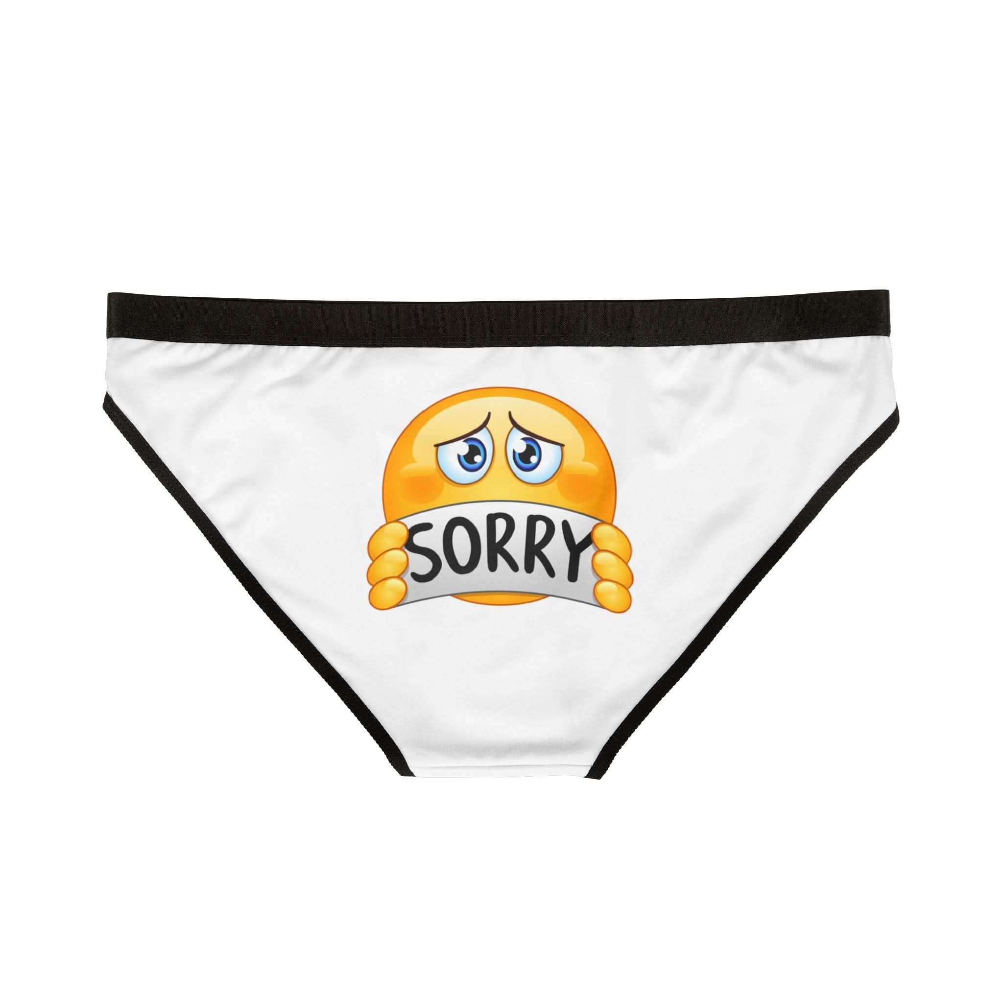 Sorry Emoji | Mix & Match Women’s Fun-Flirty Lovers’ Panties