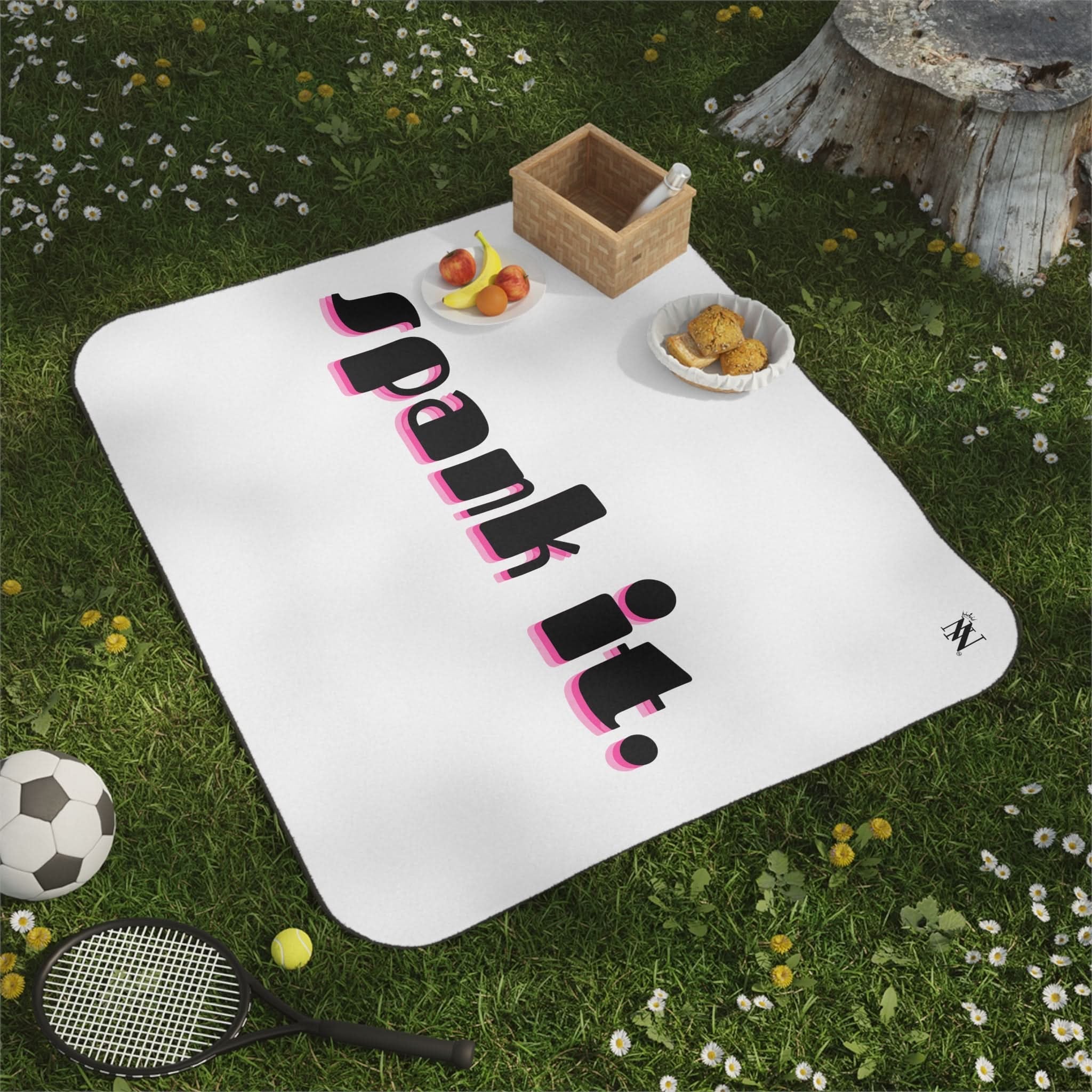 Spank It | Mix Match Fun-Flirty Lovers’ Water-Resistant Blankets