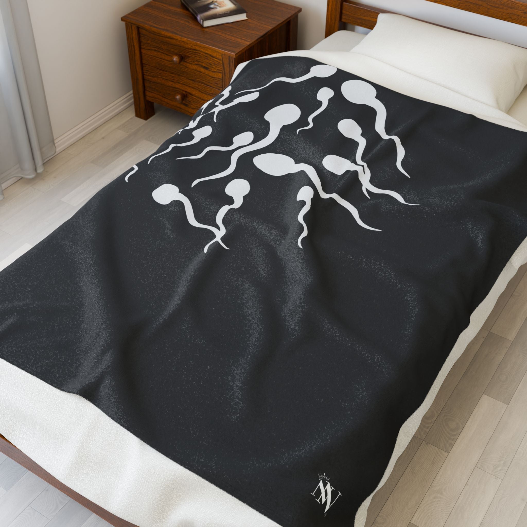 Sperm Catchers | Mix & Match Velveteen Fun-Flirty Lovers’ Blankets