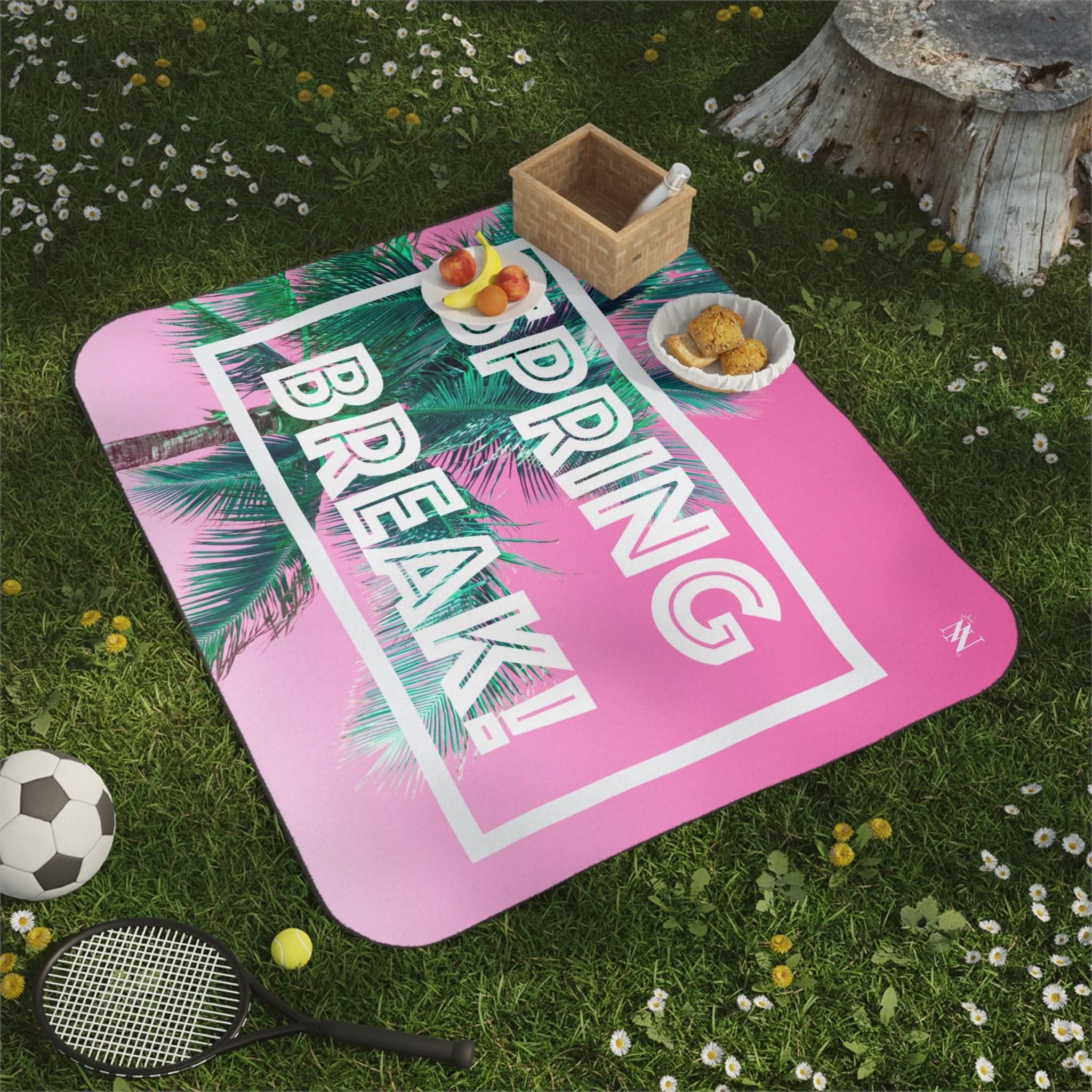 Spring Break! | Mix Match Fun-Flirty Lovers’ Water-Resistant Blankets