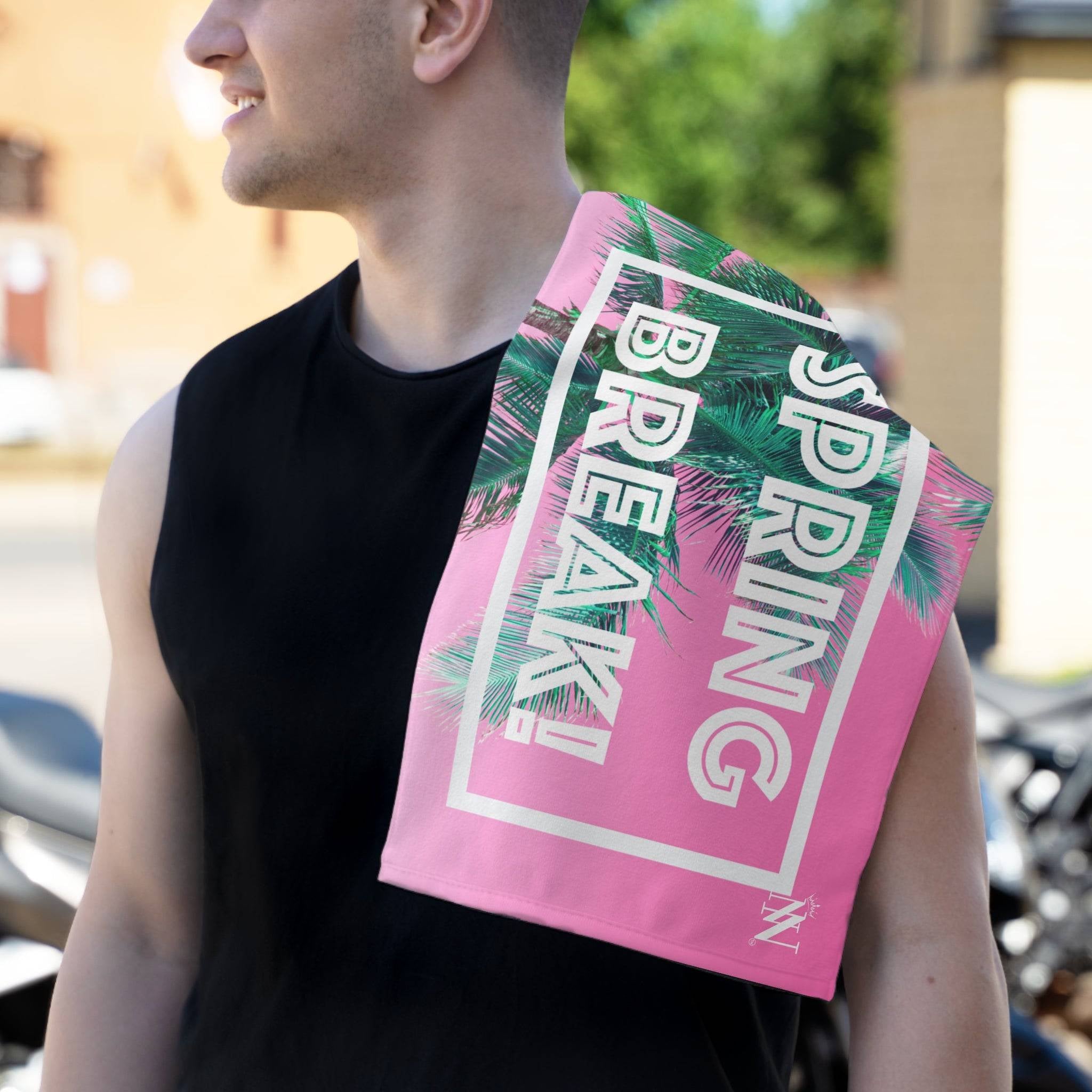 Spring Break Palm Tree | Mix & Match Soft Fun-Flirty Lovers’ Towels