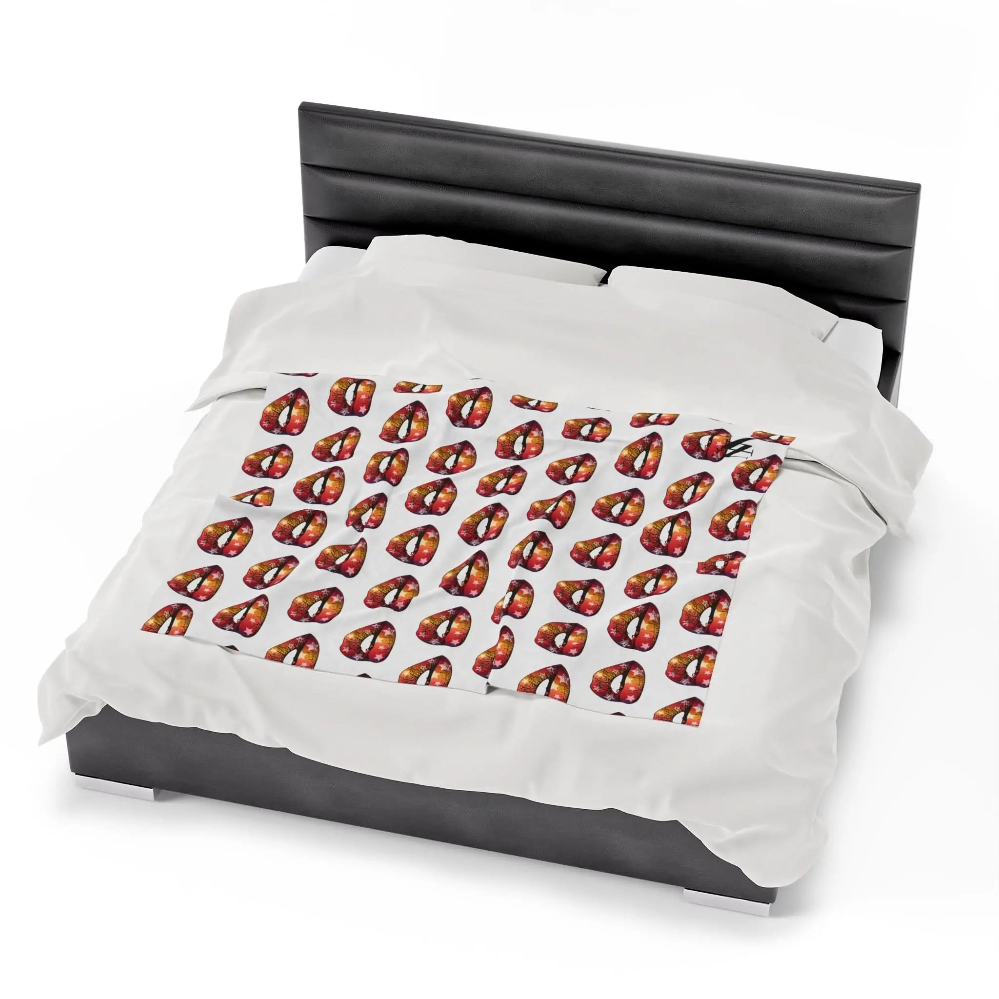 Star Kiss Lips | Mix & Match Fun-Flirty Lovers’ Blankets