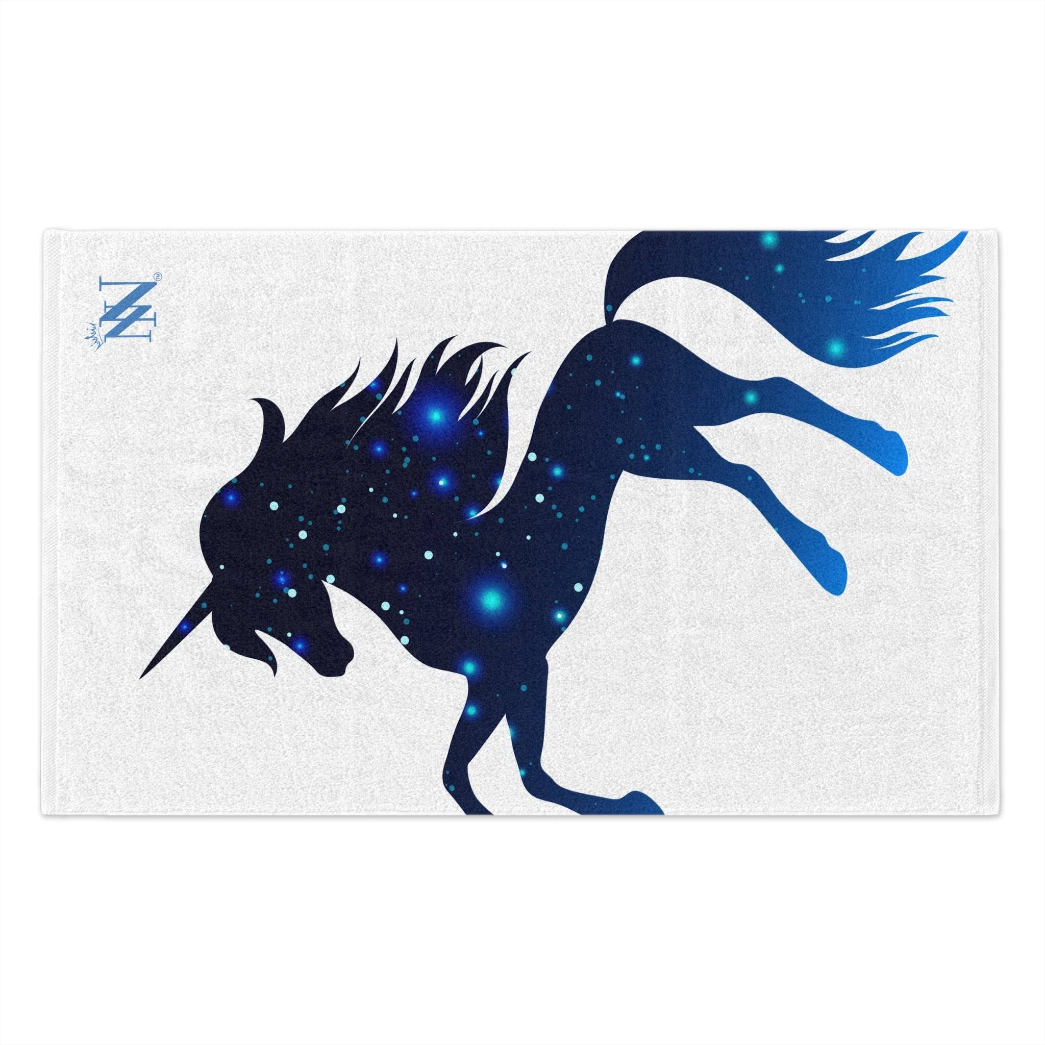 Starry Sky Unicorn White | Mix & Match Soft Fun-Flirty Lovers’ Towels