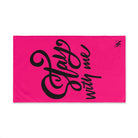 Stay With Me Signature Pink | Mix & Match Original Fun-Flirty Lovers’ Towels