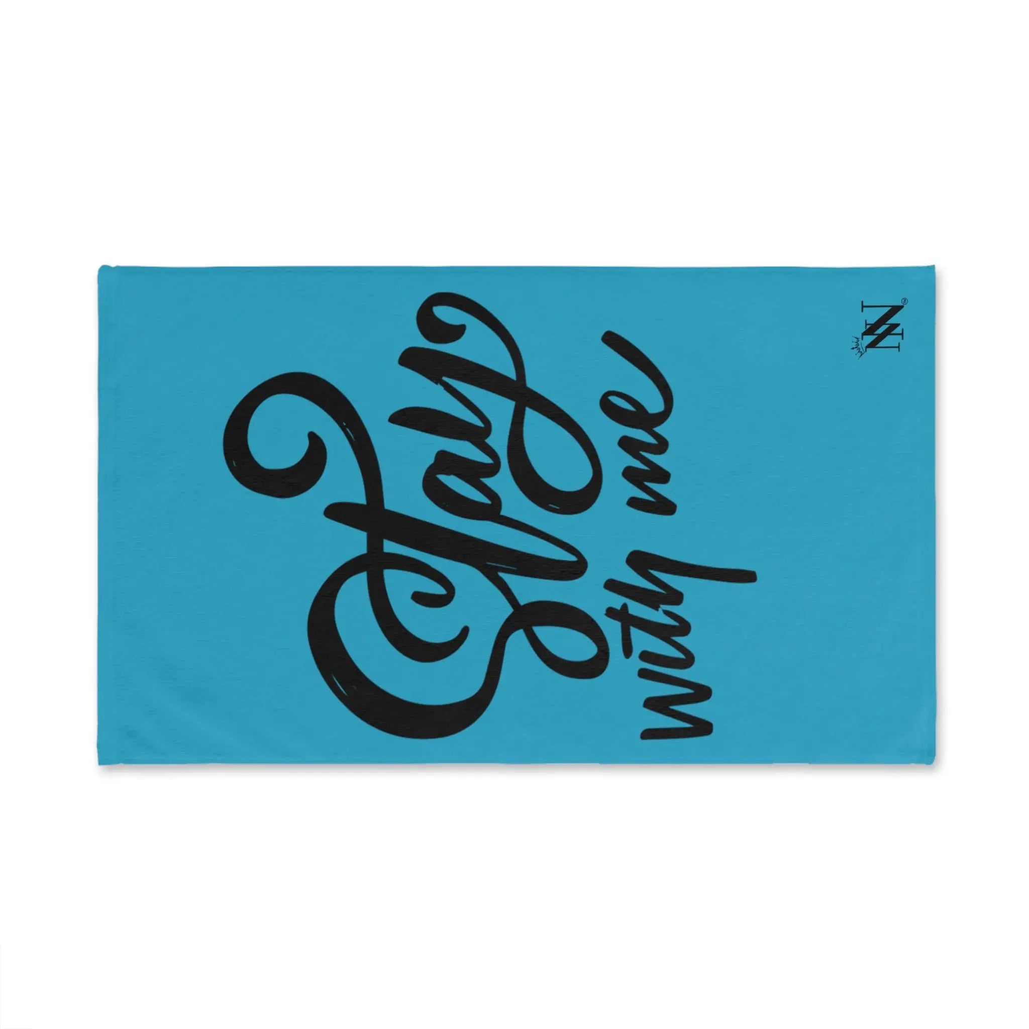 Stay With Me Turquoise | Mix & Match Original Fun-Flirty Lovers’ Towels
