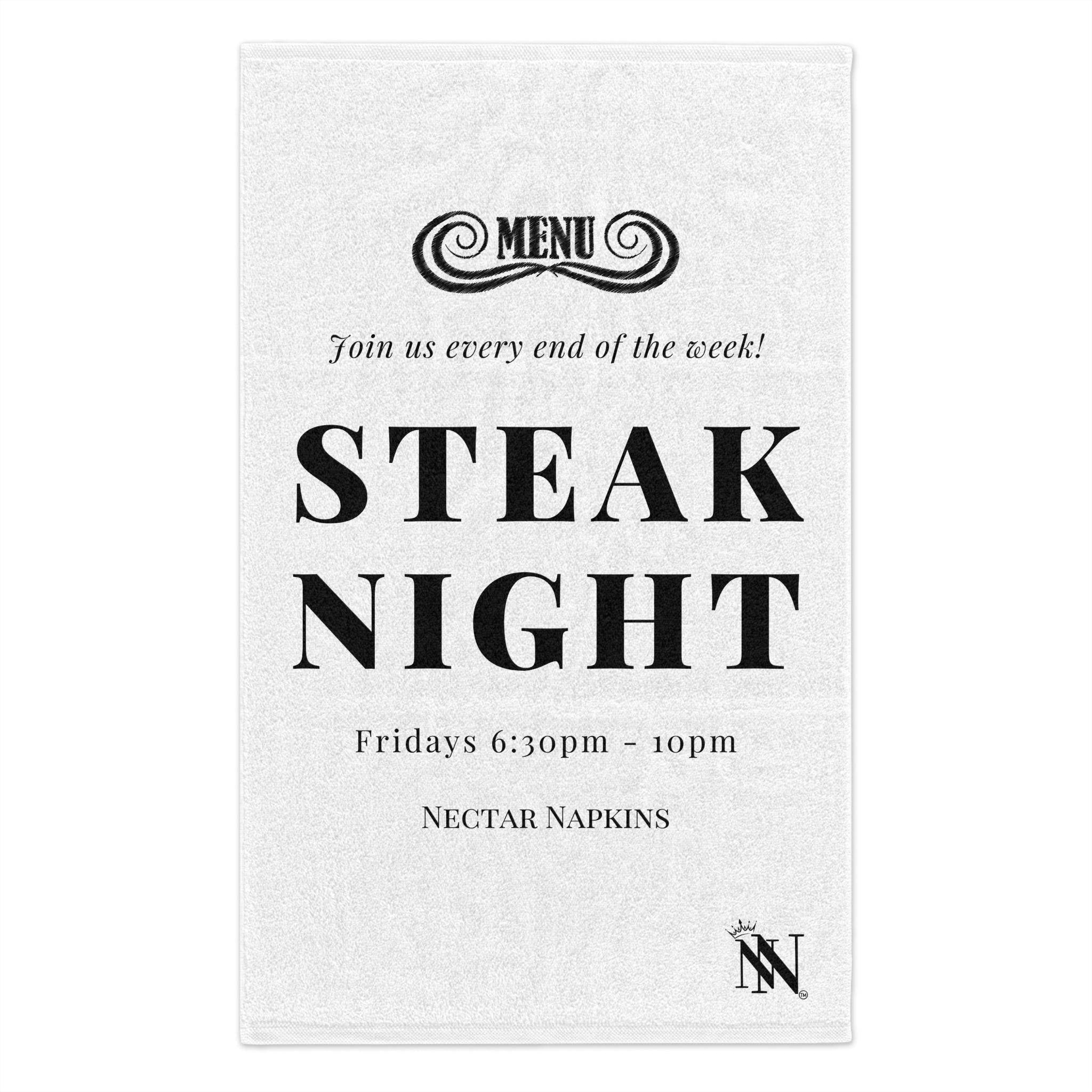 Steak Night | Mix & Match Soft Fun-Flirty Lovers’ Towels