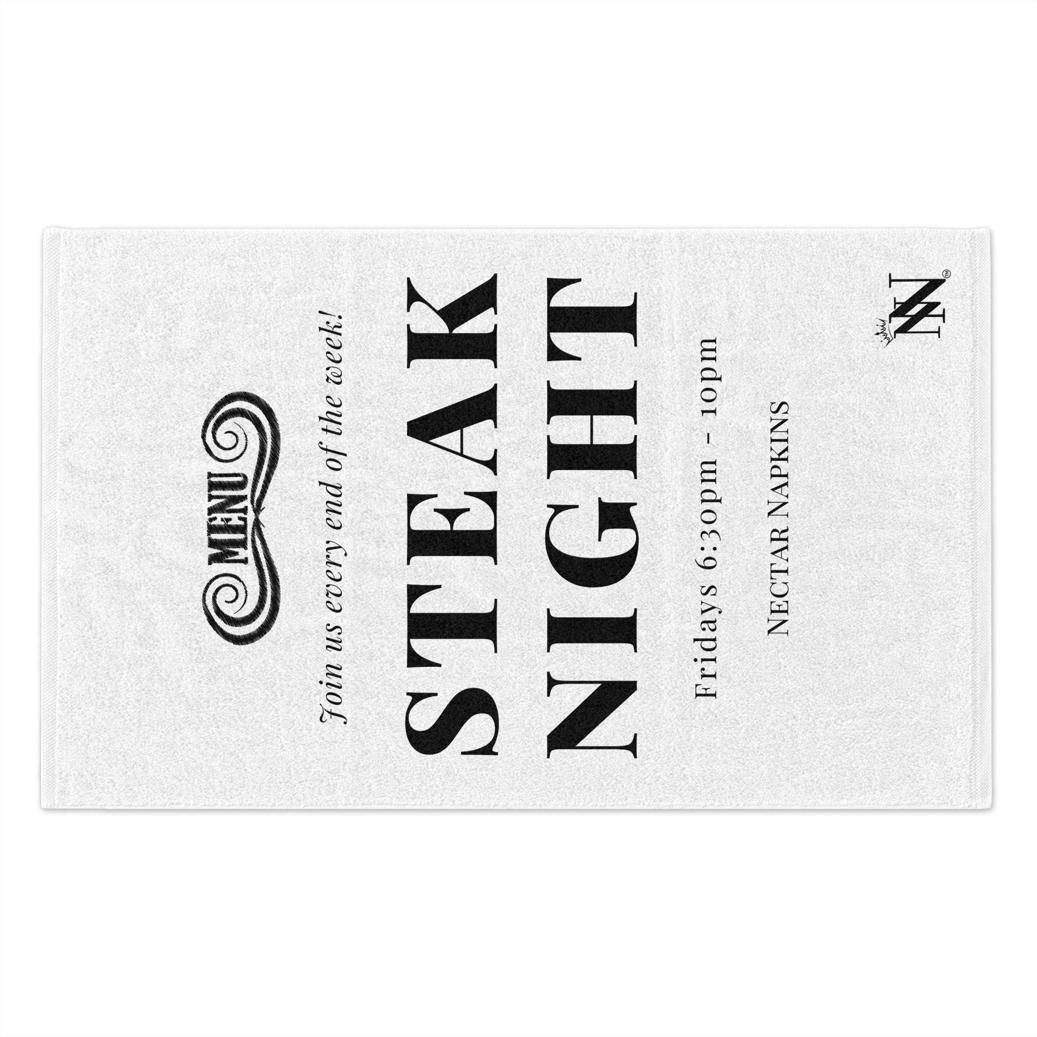 Steak Night | Mix & Match Soft Fun-Flirty Lovers’ Towels