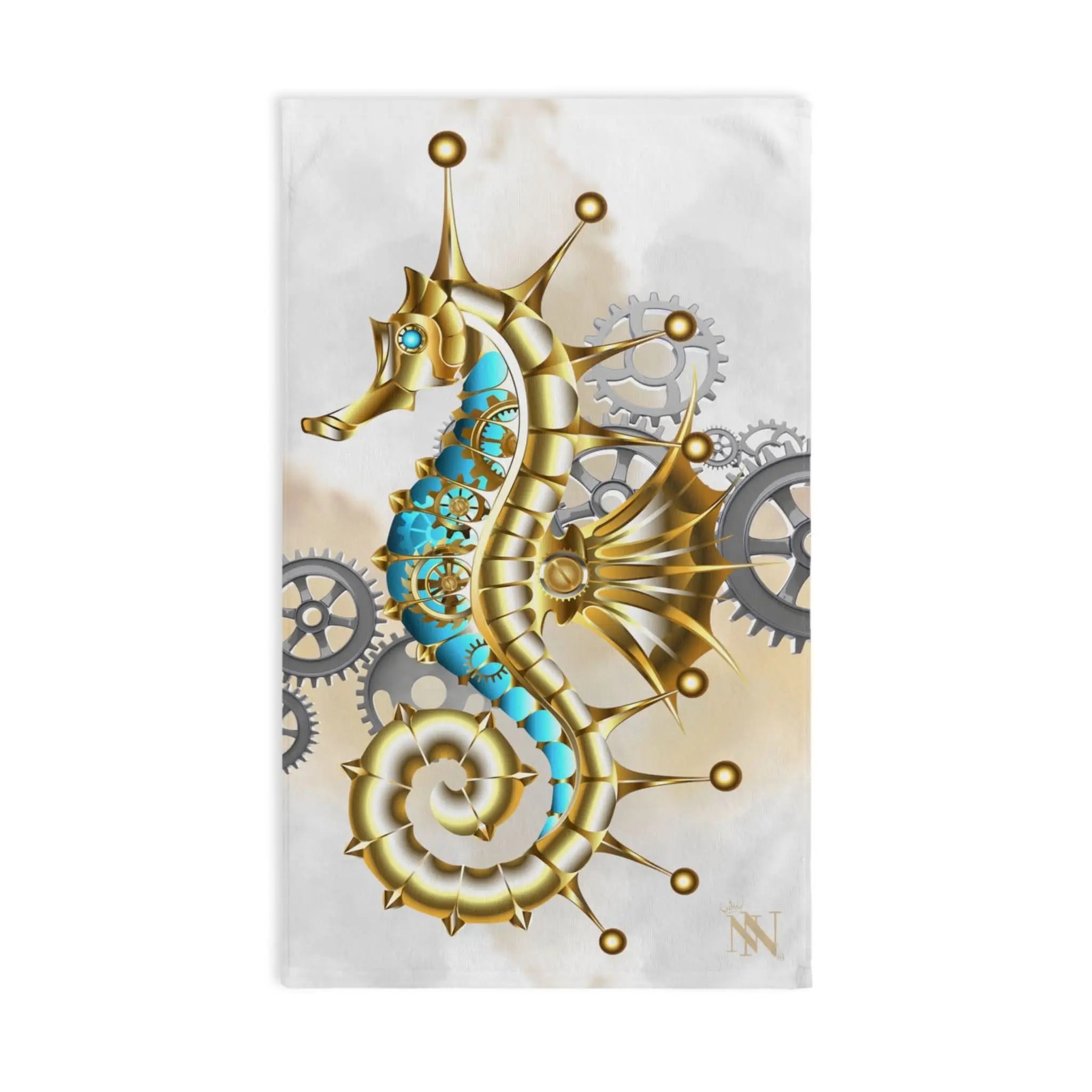 Steampunk Seahorse | Mix & Match Original Fun-Flirty Lovers’ Towels