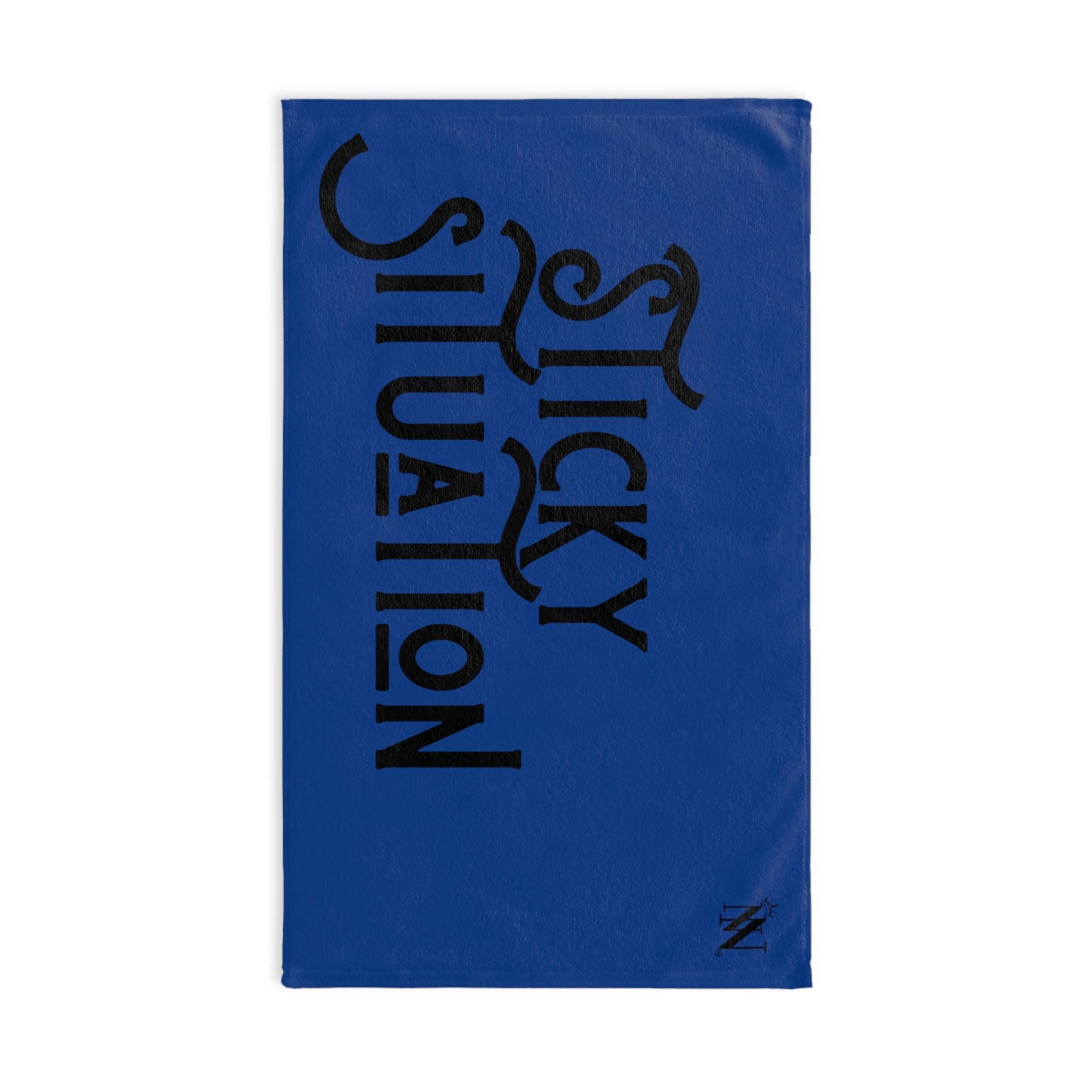 Sticky Situation Blue | Mix & Match Original Fun-Flirty Lovers’ Towels