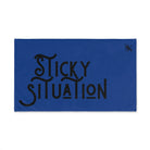 Sticky Situation Blue | Mix & Match Original Fun-Flirty Lovers’ Towels