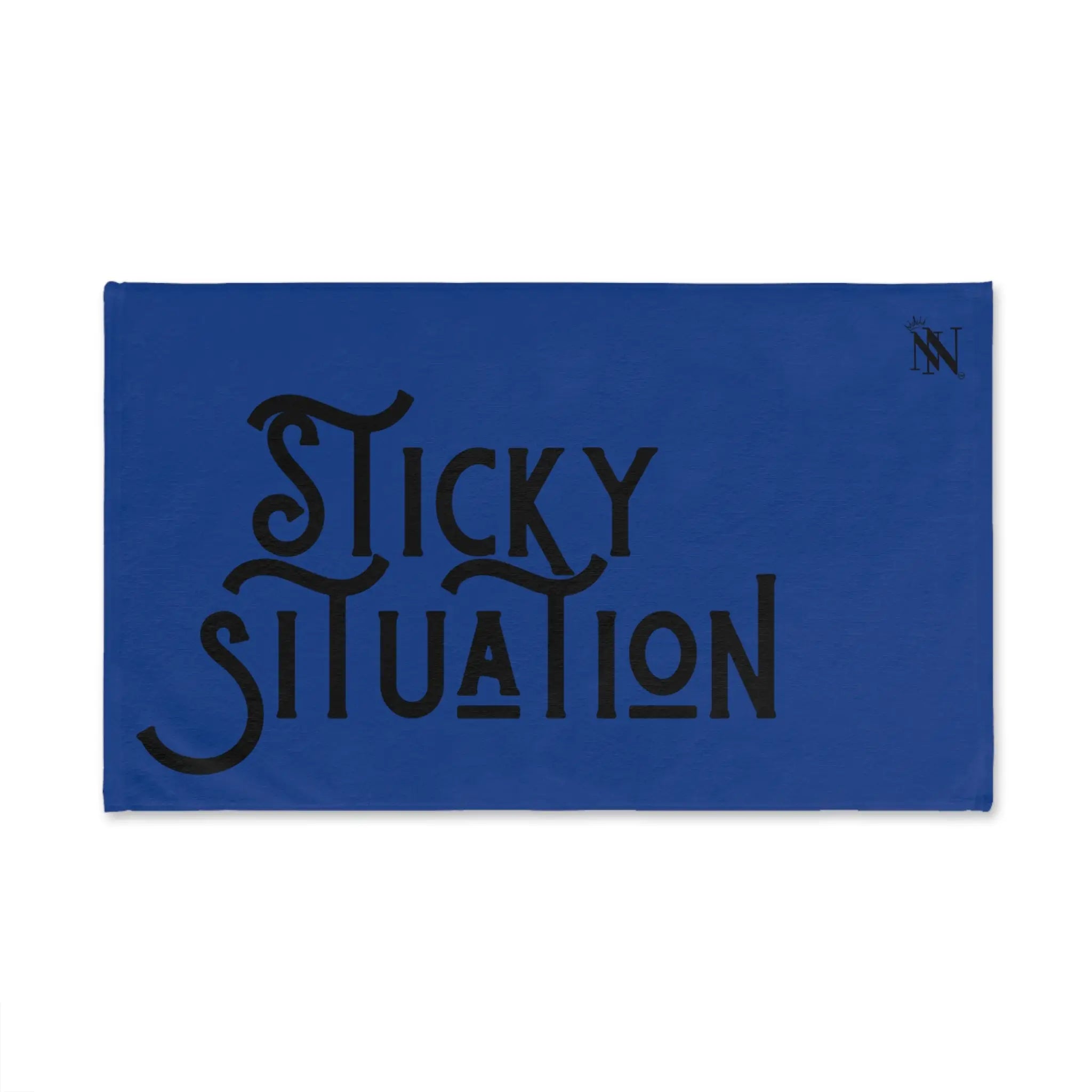 Sticky Situation Blue | Mix & Match Original Fun-Flirty Lovers’ Towels