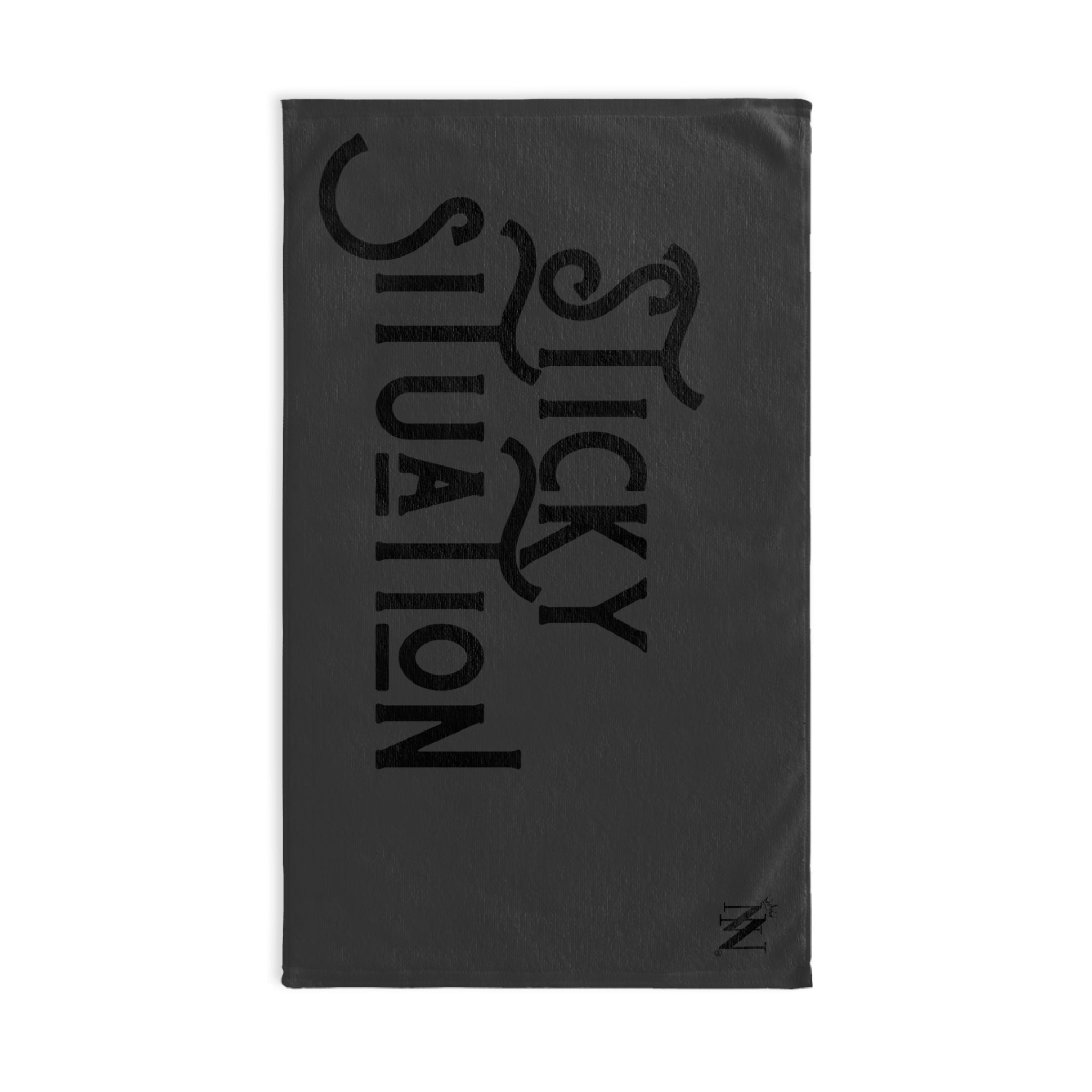 Sticky Situation Dark Grey | Mix & Match Original Fun-Flirty Lovers’ Towels