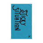 Sticky Situation Turquoise | Mix & Match Original Fun-Flirty Lovers’ Towels