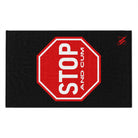 Stop and Cum Black Mix & Match Soft Sex Towels | Flirty Lovers’ Gifts