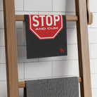 Stop and Cum Black Mix & Match Soft Sex Towels | Flirty Lovers’ Gifts