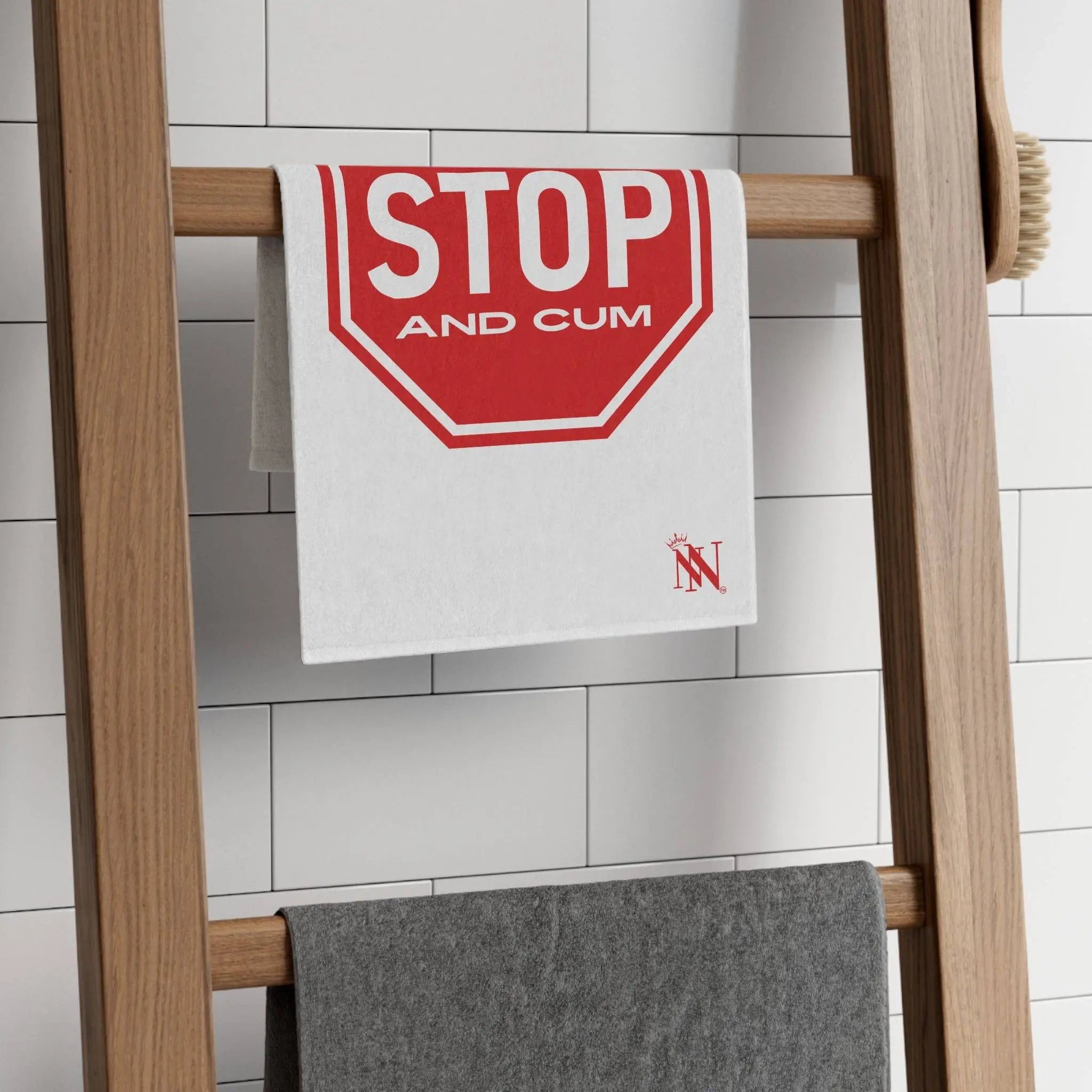Stop and Cum | Mix & Match Soft Fun-Flirty Lovers’ Towels