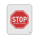 Stop And Cum Sign | Mix Match Fun-Flirty Lovers’ Water-Resistant Blankets