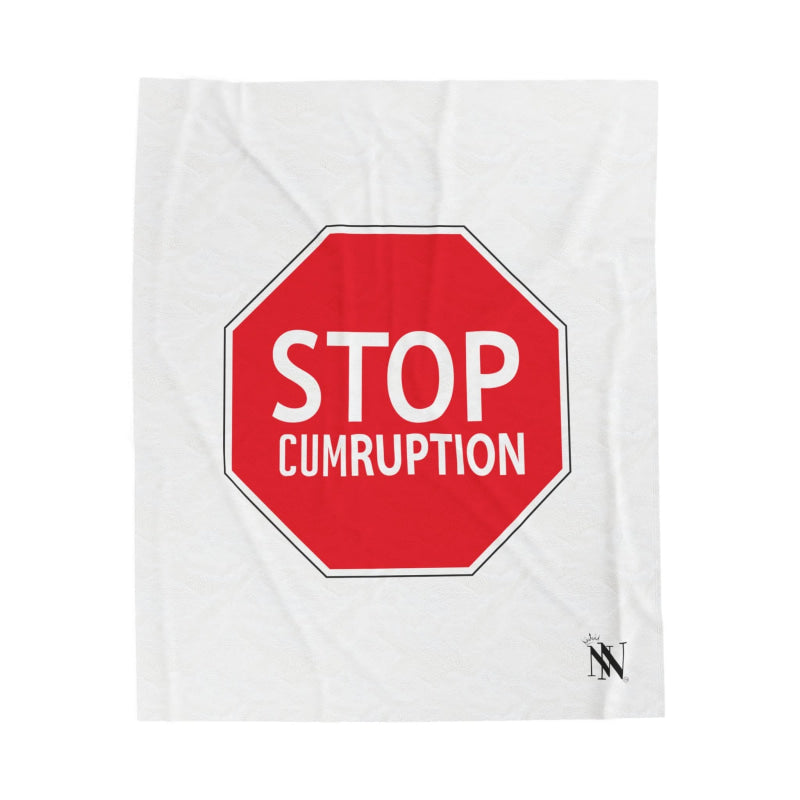 Stop Cumruption | Mix & Match Fun-Flirty Lovers’ Blankets