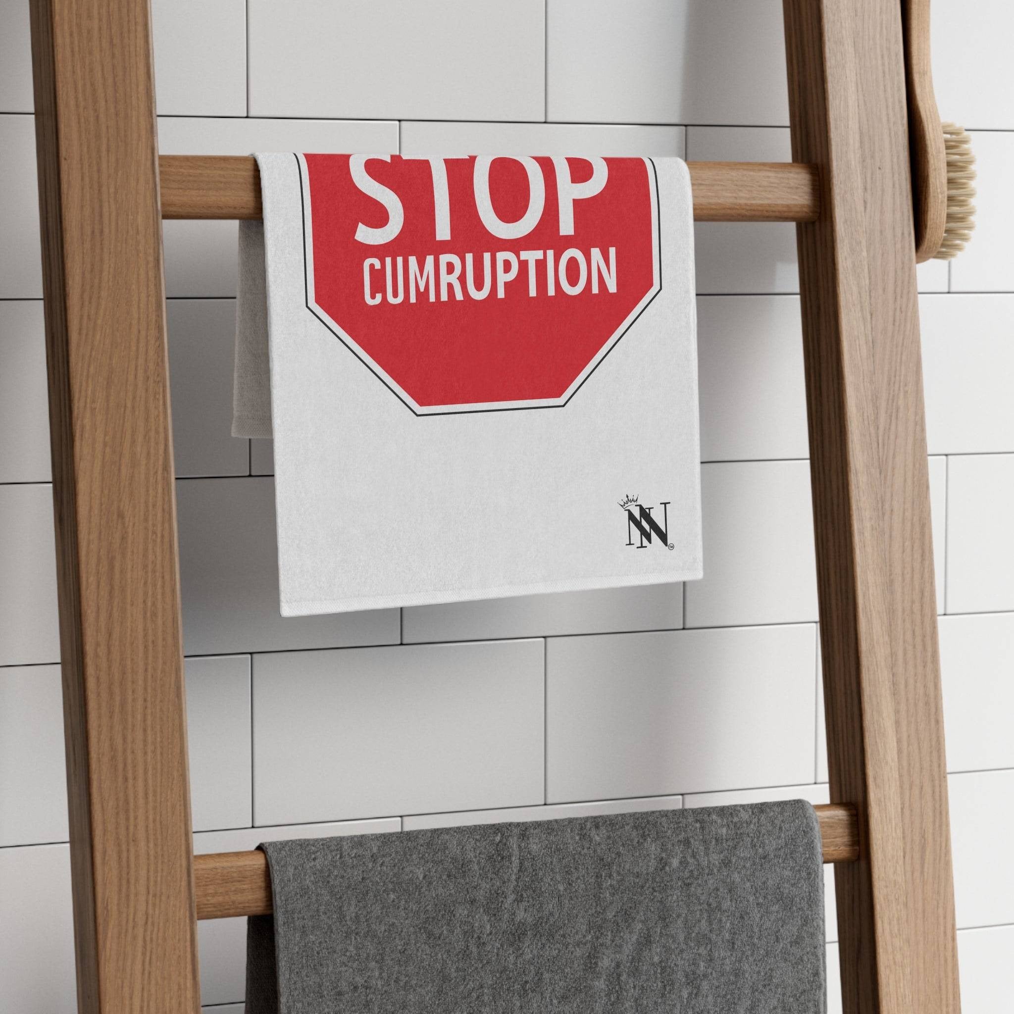 Stop Cumruption | Mix & Match Soft Fun-Flirty Lovers’ Towels