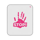 Stop! Handprint | Mix Match Fun-Flirty Lovers’ Water-Resistant Blankets