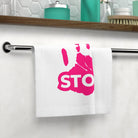 Stop! Handprint | Mix & Match Lils’ Fun-Flirty Lovers’ Towels