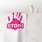 Stop! Handprint | Mix & Match Naughty XL Fun-Flirty Lovers’ Towels