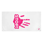 Stop! Handprint | Mix & Match Naughty XL Fun-Flirty Lovers’ Towels