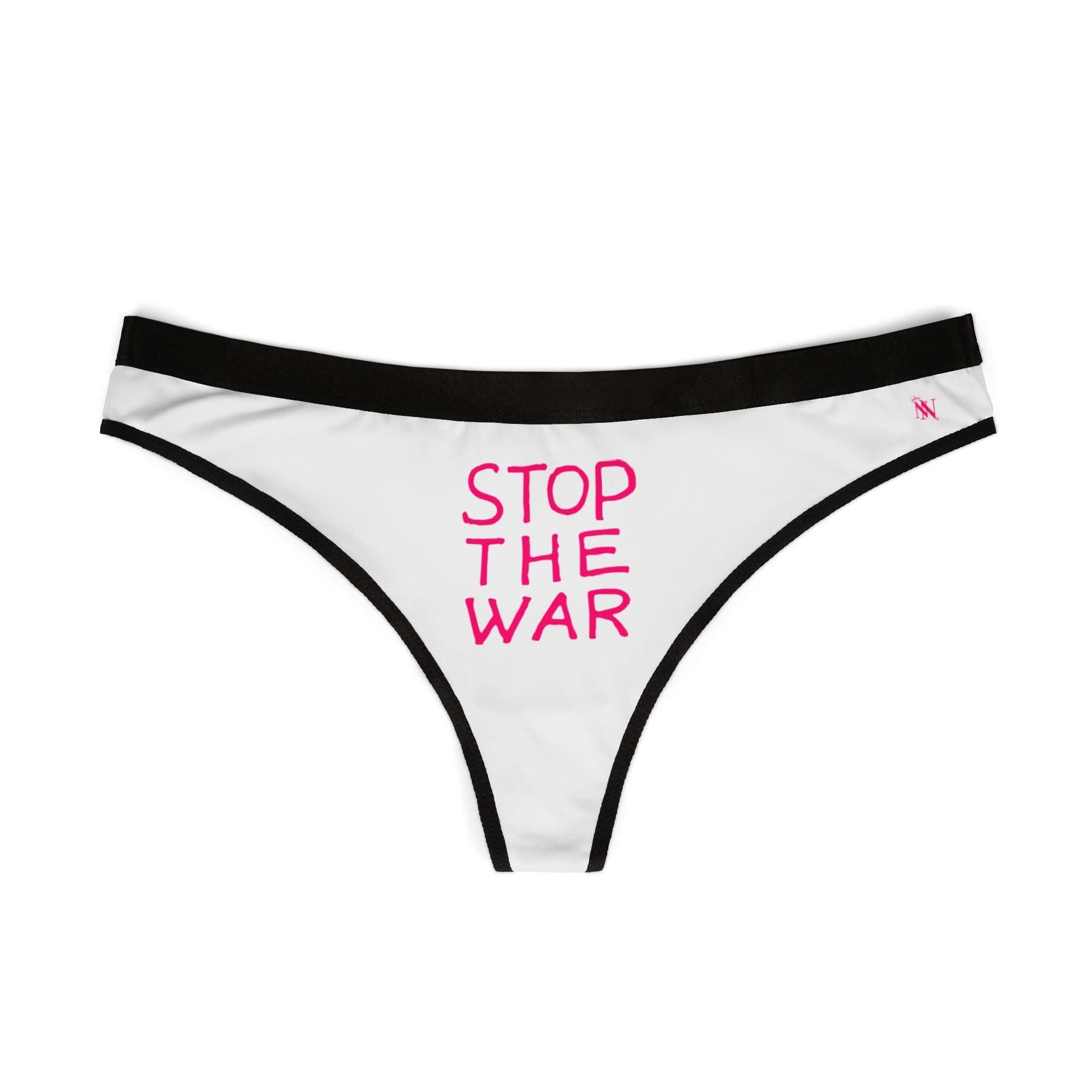 Stop The War Mix Match Women’s Thong Sex Panties | Playful Gifts